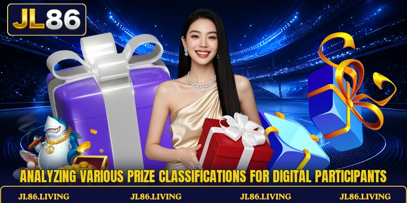 Analyzing various prize classifications for digital participants