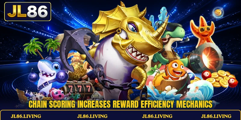 Chain scoring increases reward efficiency mechanics Chain scoring increases reward efficiency mechanics