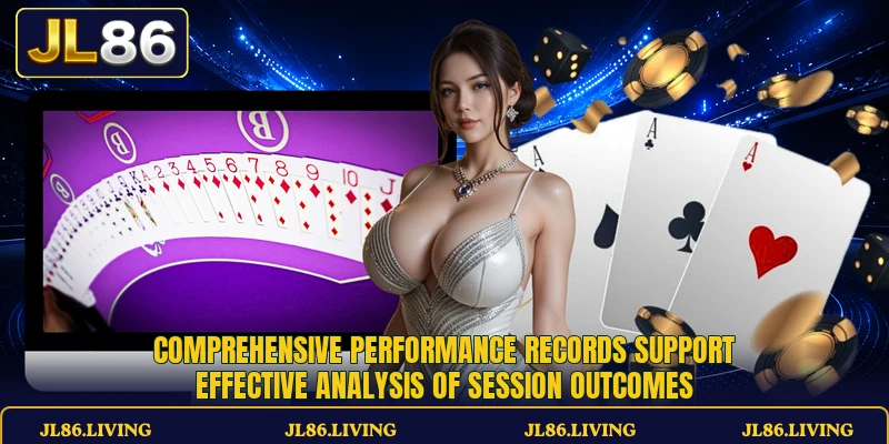 Comprehensive performance records support effective analysis of session outcomes Comprehensive performance records support effective analysis of session outcomes