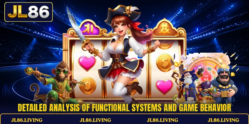 Detailed analysis of functional systems and game behavior Detailed analysis of functional systems and game behavior