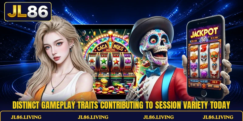 Distinct gameplay traits contributing to session variety today Distinct gameplay traits contributing to session variety today