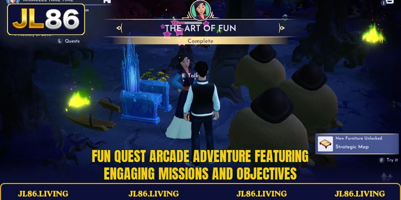 Fun Quest arcade adventure featuring engaging missions and objectives Fun Quest arcade adventure featuring engaging missions and objectives