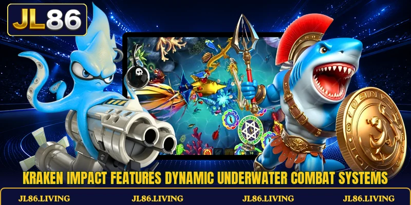Kraken Impact features dynamic underwater combat systems Kraken Impact features dynamic underwater combat systems