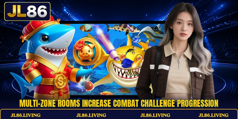 Multi-zone rooms increase combat challenge progression Multi-zone rooms increase combat challenge progression