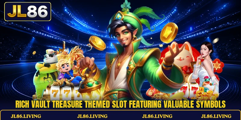 Rich Vault treasure themed slot featuring valuable symbols