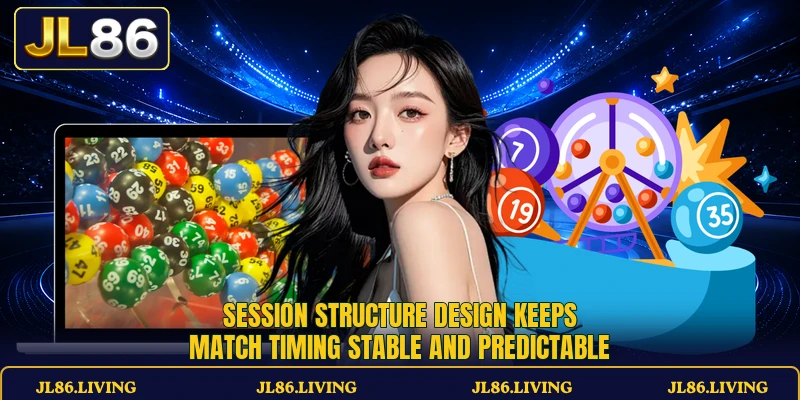 Session structure design keeps match timing stable and predictable Session structure design keeps match timing stable and predictable