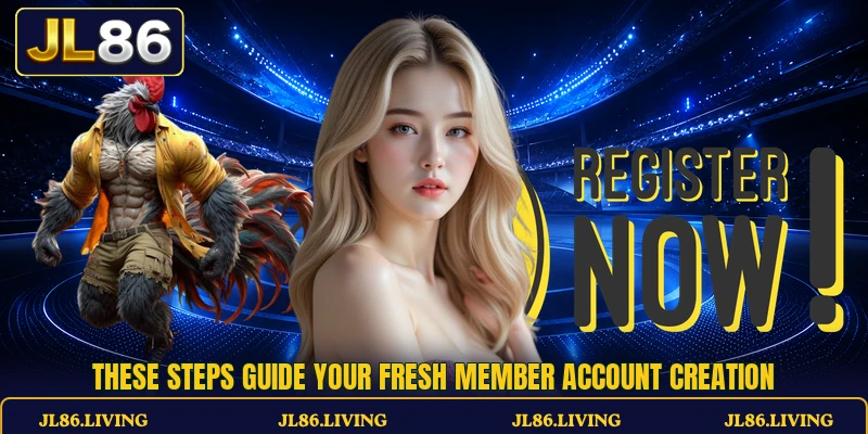 These steps guide your fresh member account creation These steps guide your fresh member account creation
