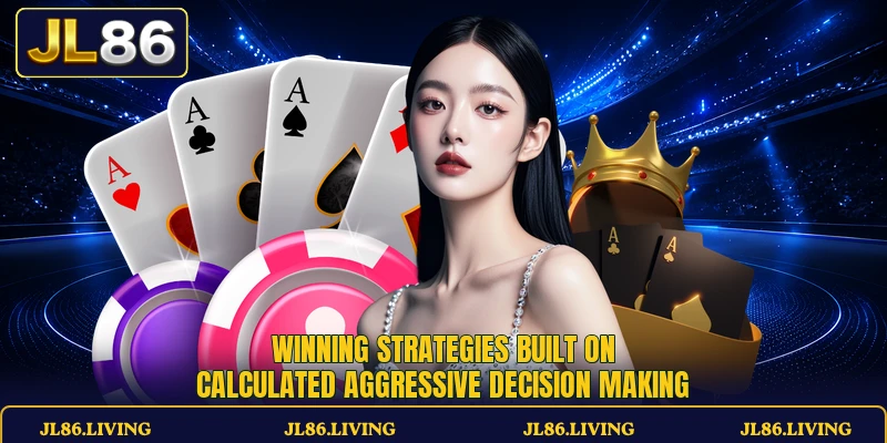 Winning strategies built on calculated aggressive decision making Winning strategies built on calculated aggressive decision making